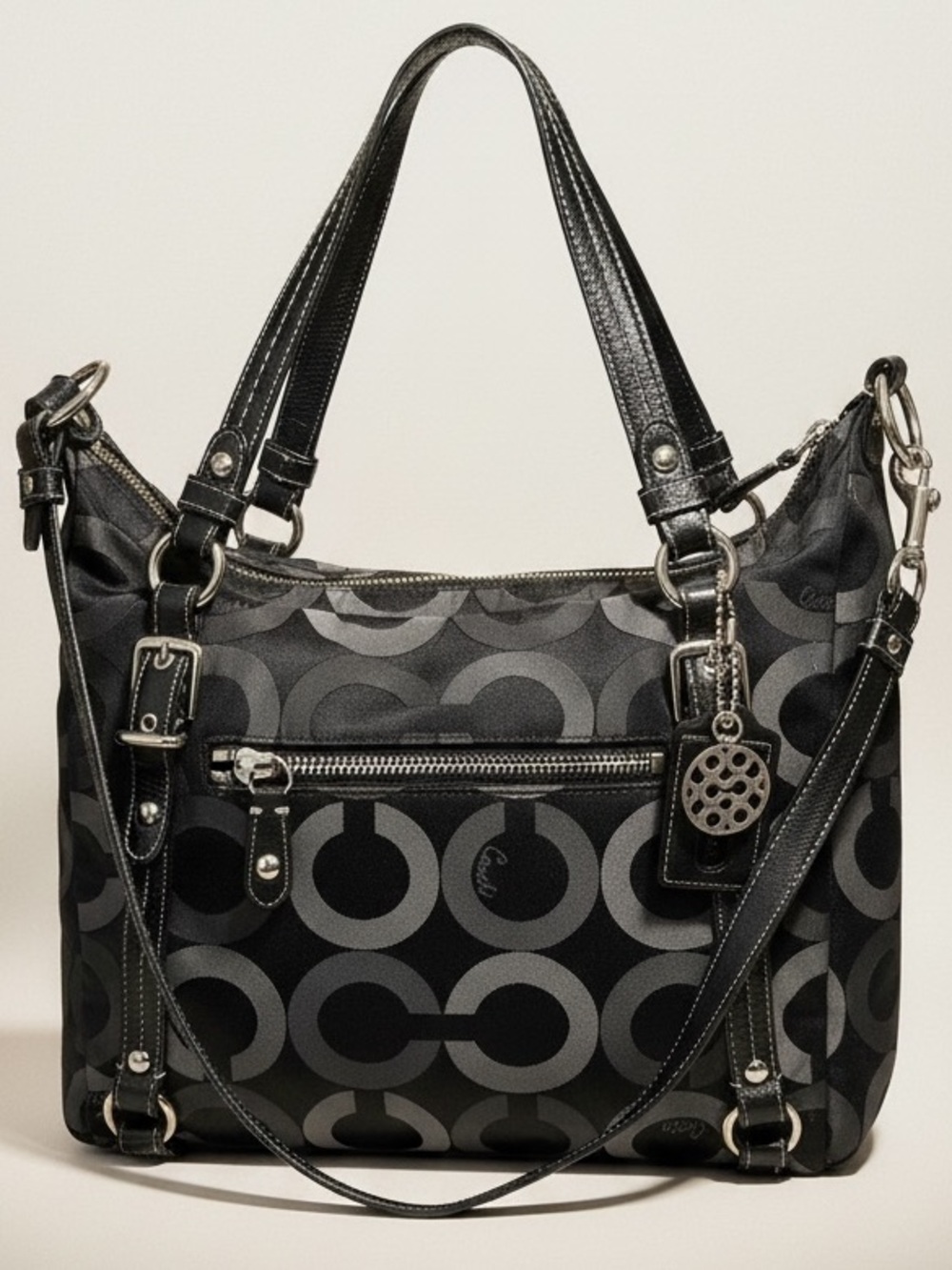 Coach Alexandra Riley Satchel Shoulder/crossbody Bag. (Style Number 15568)